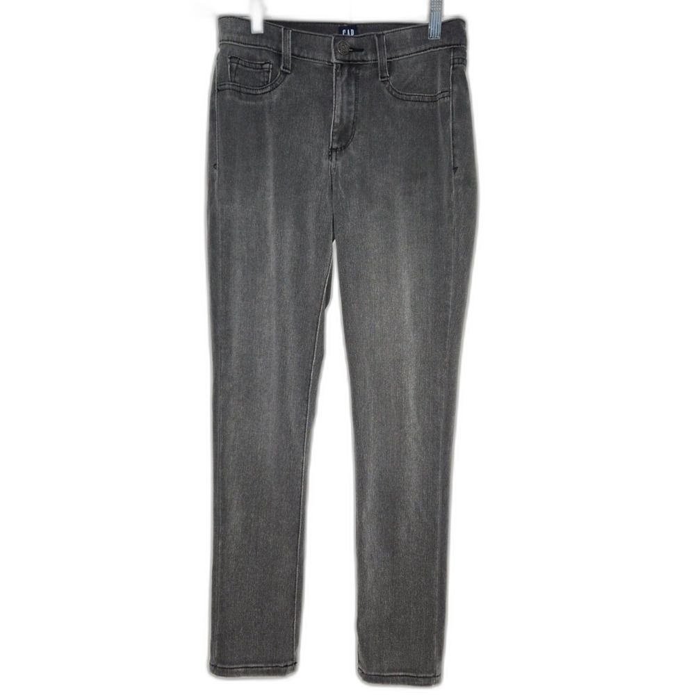 Gap Knit Favorite Jegging Ankle Jeans | Women's Size 26 | Gray Crop Denim